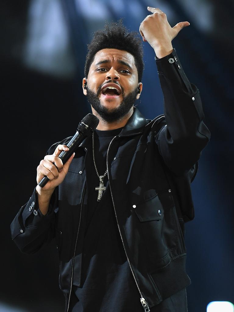 The Weeknd has also had a successful singing career, with four Grammys under his belt. Picture: Kambouris/Getty Images for Victoria's Secret