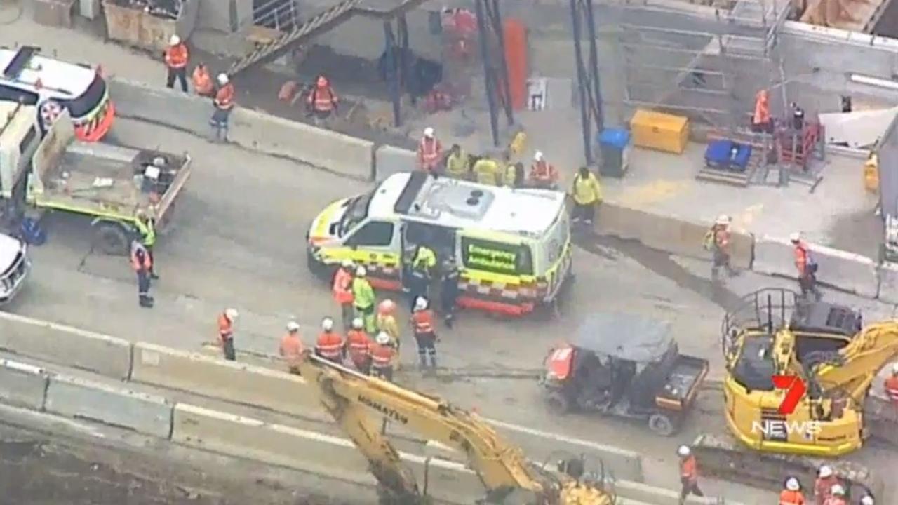 NorthConnex tunnel accident: worker’s leg crushed by saw | news.com.au ...