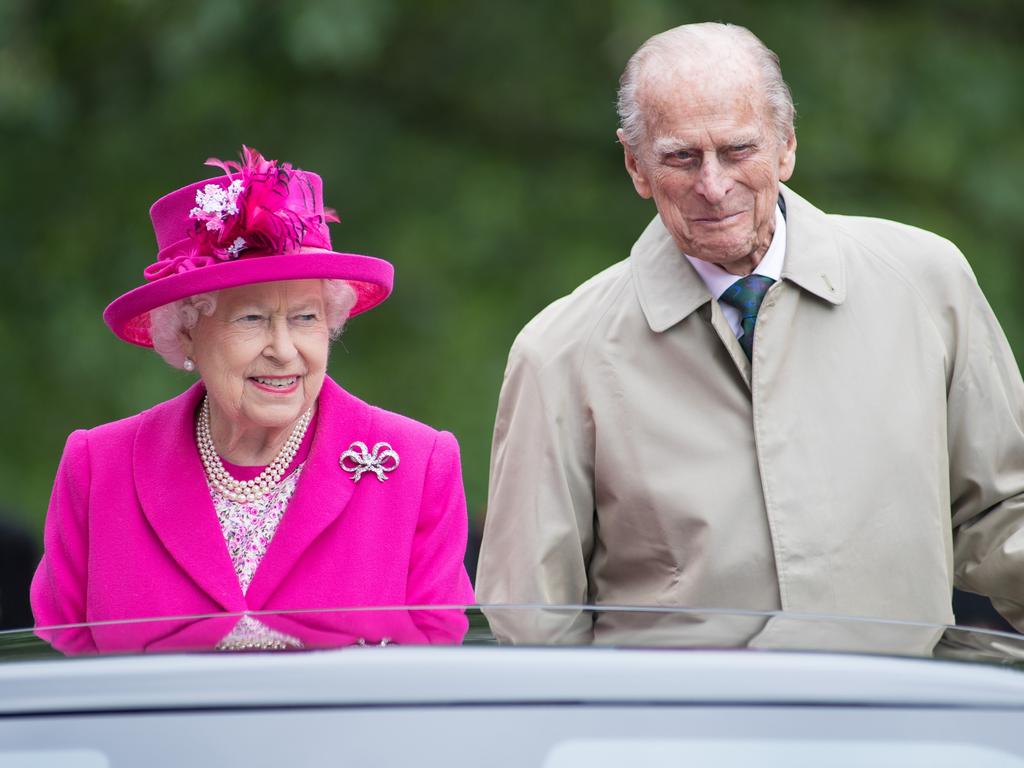 2016: Queen Elizabeth II and Prince Philip during ‘The Patron's Lunch’ celebrations for the Queen’s 90th birthday. Picture: Jeff Spicer/Getty Images