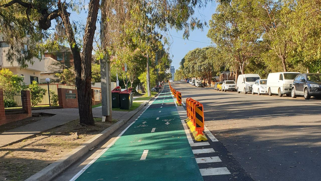 Bike lanes will be made permanent and connected across Harris Park. Picture: City of Parramatta Council