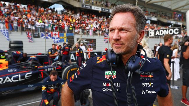 Horner wasn’t going to sit back. (Photo by Mark Thompson/Getty Images)