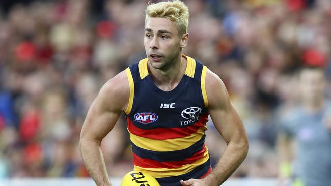 Rory Atkins is one of Adelaide’s most exciting players with lighting fast leg speed and a beautiful left-foot kick. Picture: Sarah Reed.