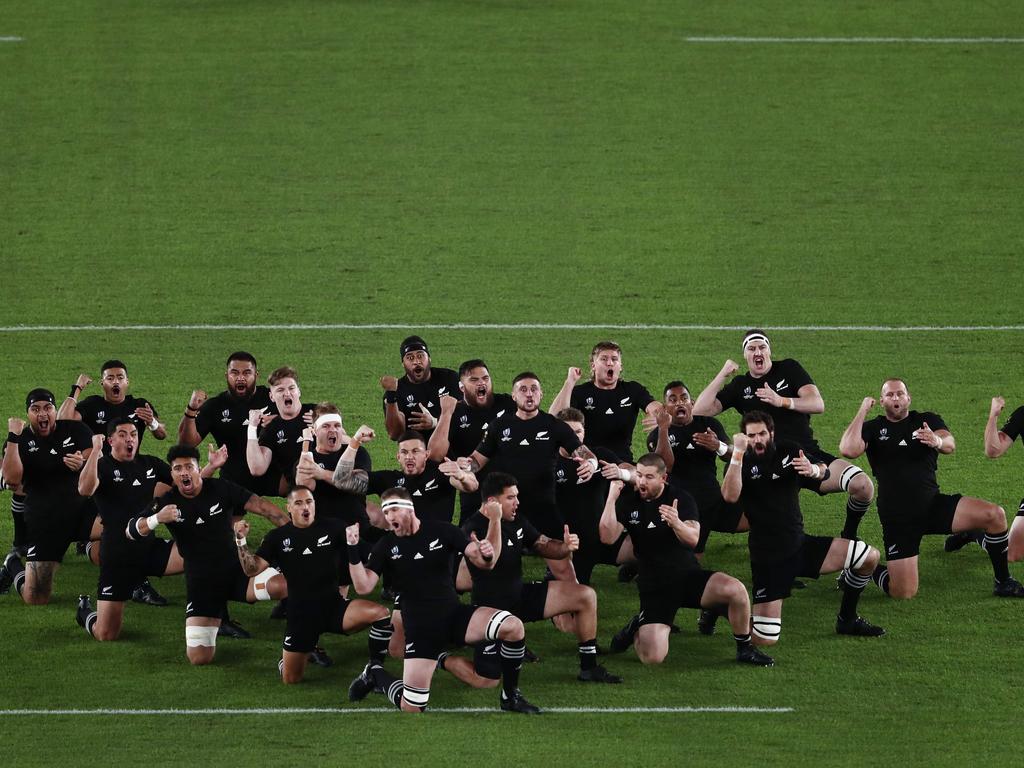 There’s always plenty of passion when New Zealand performs the haka.