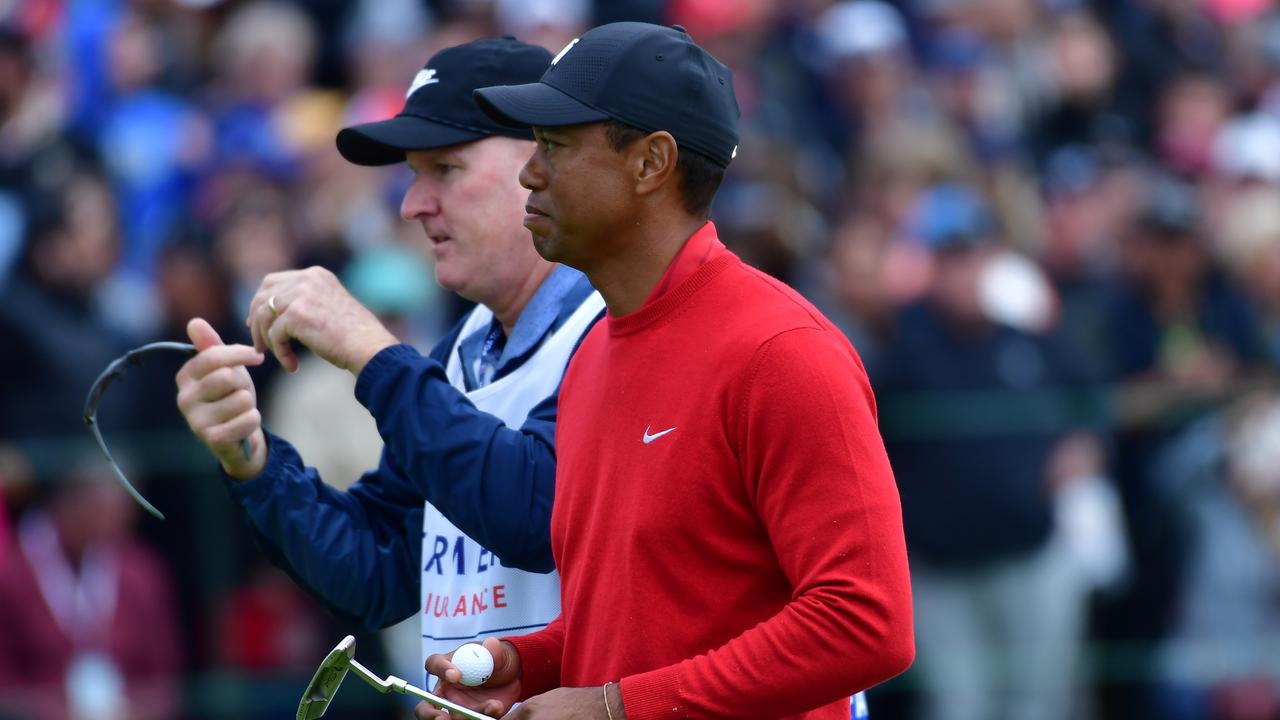 Tiger Woods’ reaction was heartbreaking.