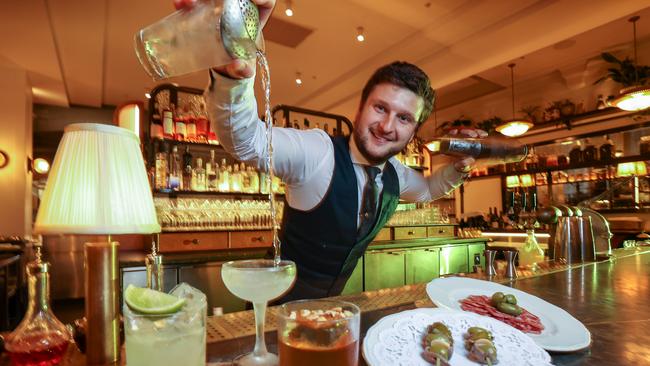 Gimlet’s Cameron Parish will lead the drinks program at the new bar. Picture: Alex Coppel.