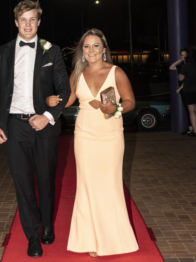 Toowoomba Grammar School senior formal held at Rumours. Nick Boyce and Chloe Webster