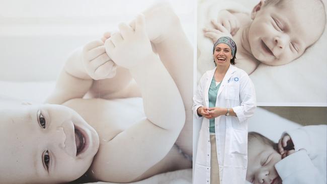 Australian-born fertility expert Dr Jordana Hyman at the busy Shaare Zedek Medical Centre in Jerusalem.