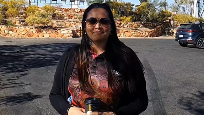 Territory mum Angie Fuller was last seen pulling up at a truck stop north of Alice Springs, on Monday, January 9, 2023.