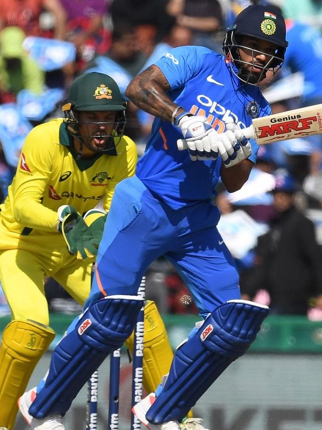 Australia wicketkeeper Alex Carey against India last month. Picture: Prakash SINGH / AFP)