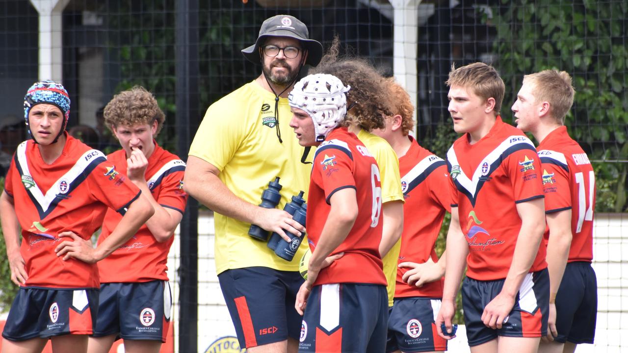 Rockhampton District Secondary Schools Rugby League grand finals, Year 10A, St Brendan’s College versus Emmaus College Browne Park, September 10, 2022.