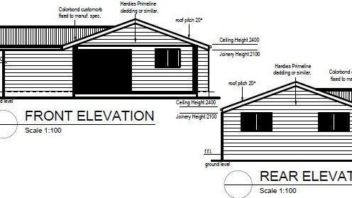 The site will include a number of structures including two and three bedroom cabins.