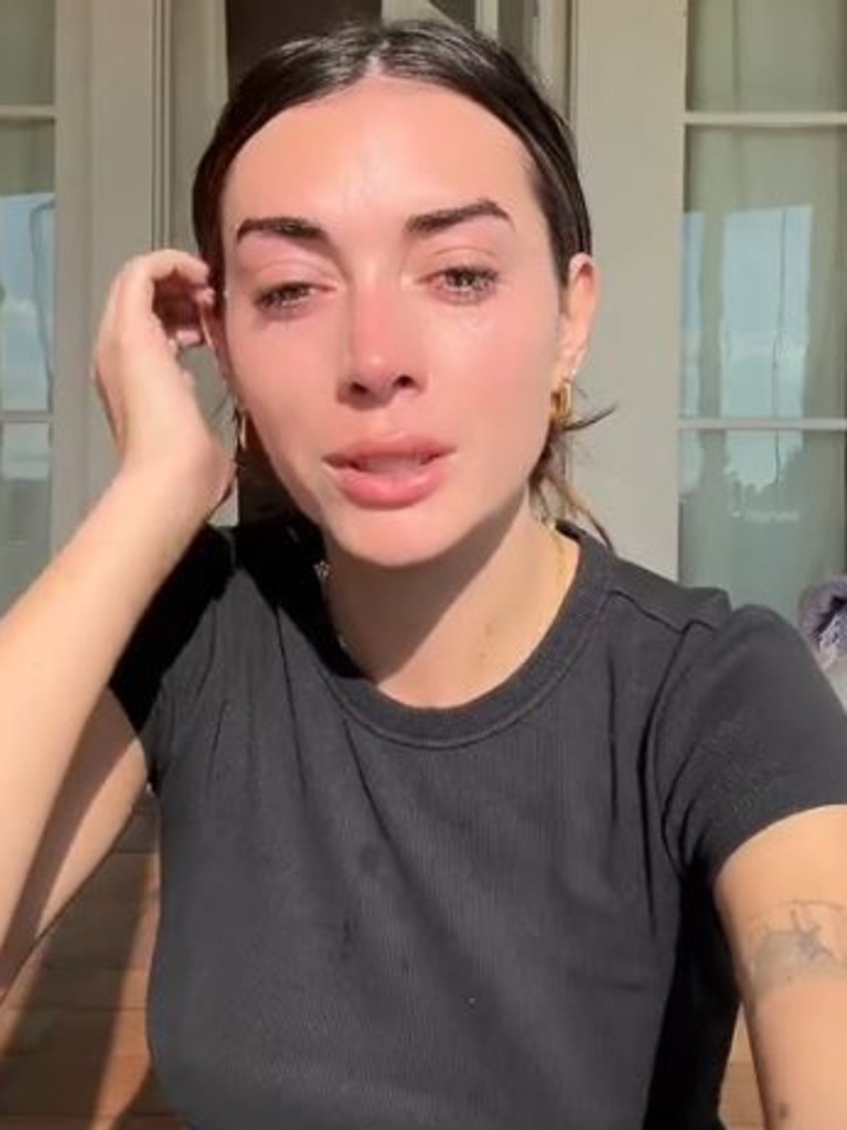 She's been discussing details about the break-up online. Picture: TikTok/Brianna LaPaglia