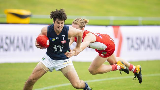 Fletcher Seymour, Launceston breaks free. Picture: Richard Jupe