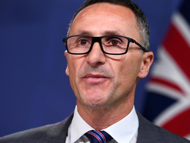 Greens Leader Senator Richard Di Natale. Picture: AAP Image/Dan Himbrechts