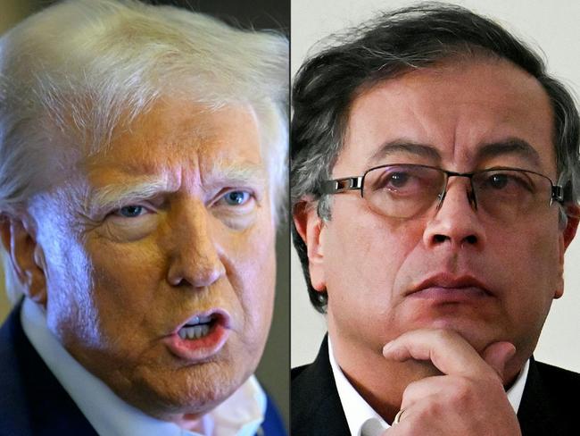 US President Donald Trump has clashed with Colombian President Gustavo Petro over deportations