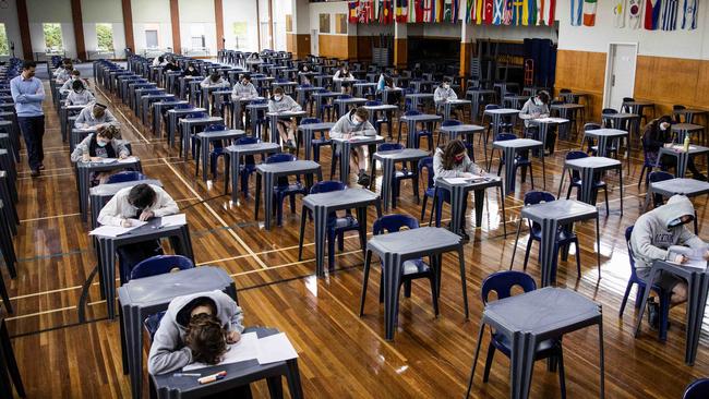 Some education experts want a review of the stressful ATAR system. Picture: Nicole Cleary