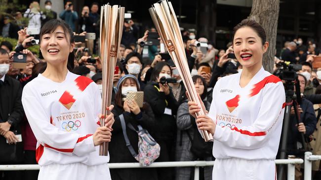 If coronavirus fails to cancel the Tokyo Olympics, it will be the first Games with near equal gender equality. Picture: STR / JIJI PRESS / AFP) / Japan OUT