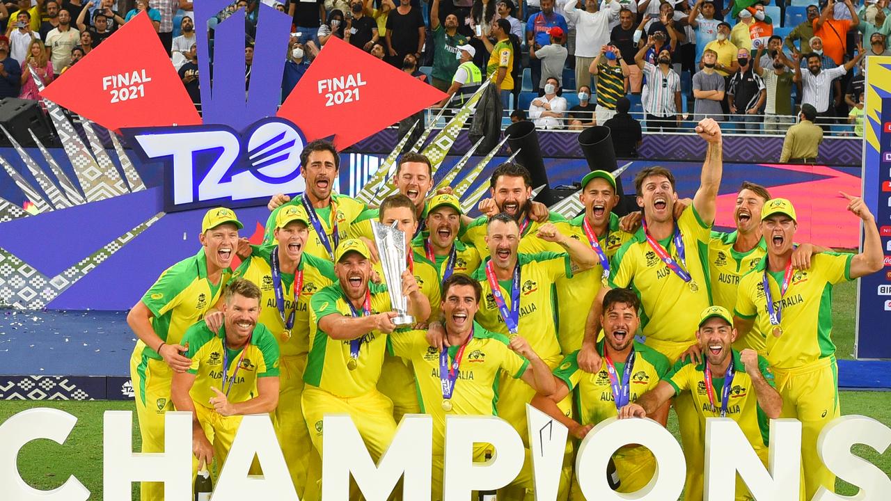 Australia adalah raja T20 untuk pertama kalinya.  Foto oleh Isuru Sameera Peiris/Gallo Images.