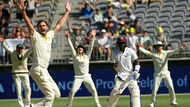 Crowd numbers for the Perth Test were down last summer. Picture: AFP Images