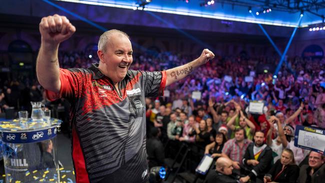 Darts legend Phil Taylor is on his farewell tour.