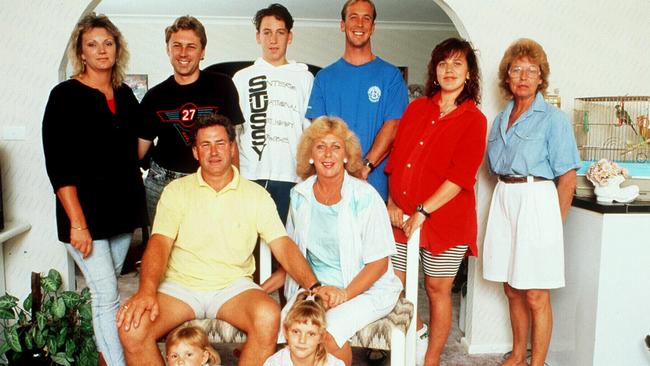 The Donahers (including Noeline, seated at centre) opened their home – and their lives – to the ABC’s cameras.