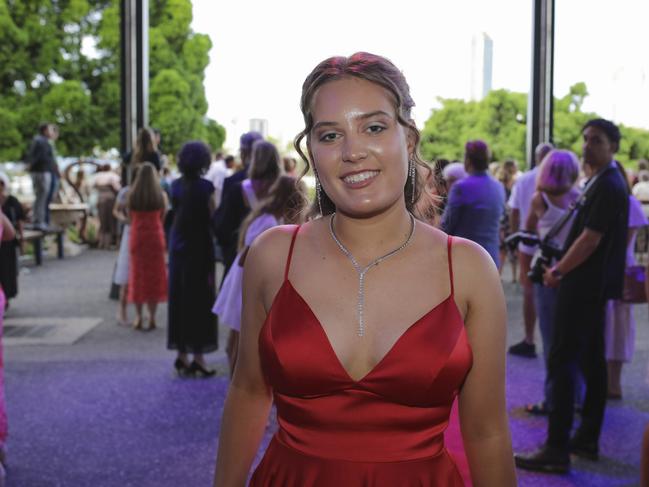 Taylah Graydon at the Coomera Anglican College Formal at HOTA. Picture: Marcelo Lang.