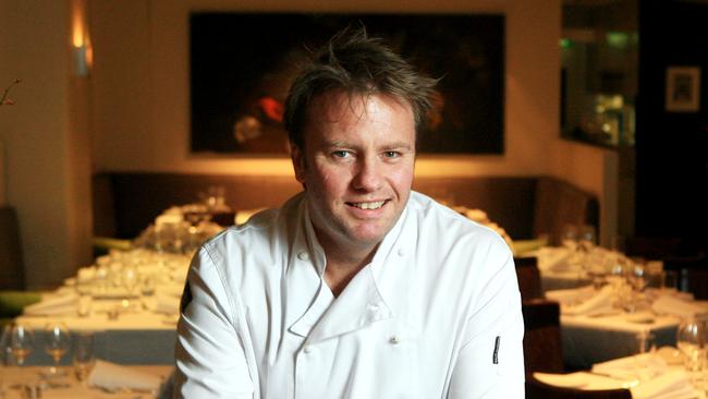 Teage Ezard in his Flinders Lane restaurant, Ezard.