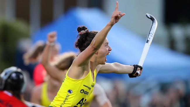 Hockeyroos star Brooke Peris will bring up 200 matches for Australia.