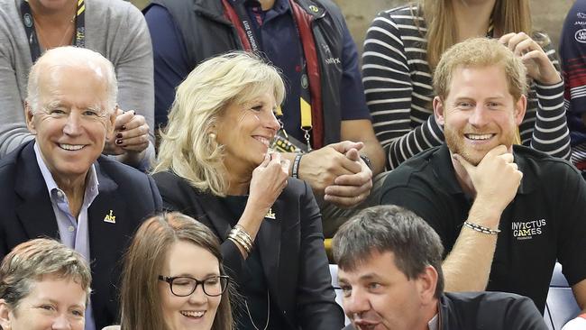 Prince Harry, Joe Biden and Jill Biden have been friends for years.