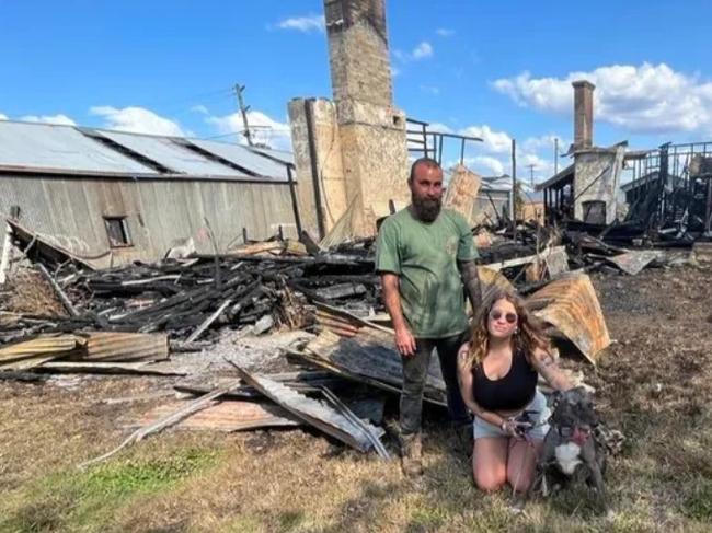 Naomi and her brother Jai lost everything in a devastating house fire on Casino Street in Lismore on August 21.