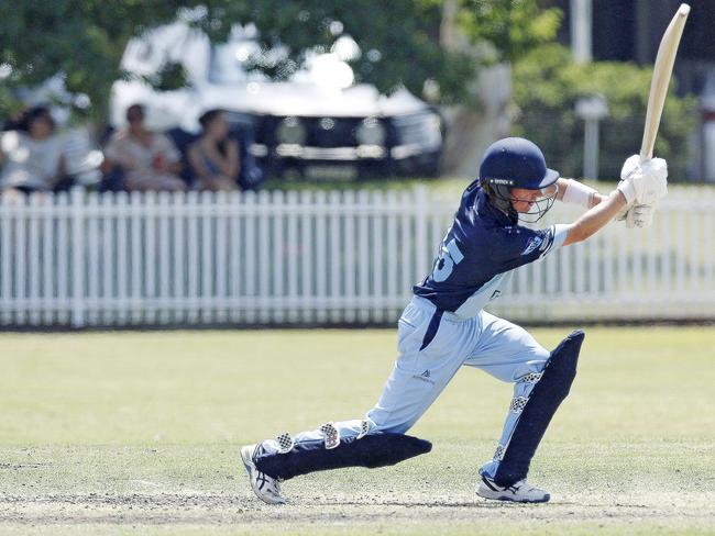 Adam Dalla-Camina in bat for Sutherland. Picture: John Appleyard