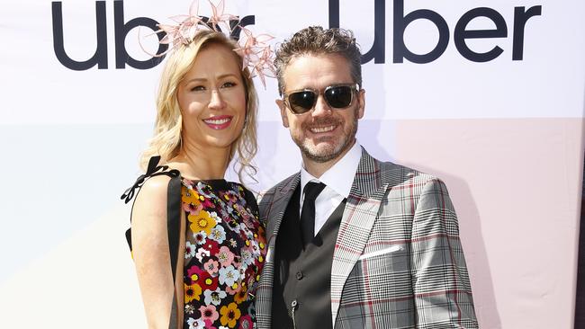 Lauren and Jock Zonfrillo at the 2019 Melbourne Cup Day at Flemington Racecourse. Picture: Sam Tabone/Getty Images