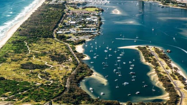 The Spit master plan process - new aerial shot.