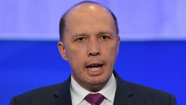 Some MPs are checking over Immigration Minister Peter Dutton. Picture: AAP