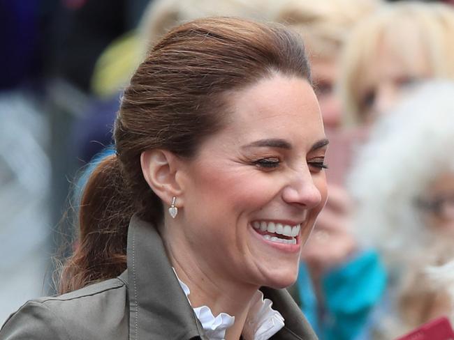 The Duchess of Cambridge meets members of the public while on a walkabout in Keswick town centre during a visit to Cumbria.. Picture date: Tuesday June 11, 2019. See PA story ROYAL Cambridge. Photo credit should read: Peter Byrne/PA Wire