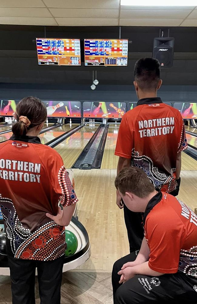 Kaye Talbot takes a group of about 10-15 interstate every year to play in national competitions. Picture: NT Tenpin Bowlers with a Disability/Facebook