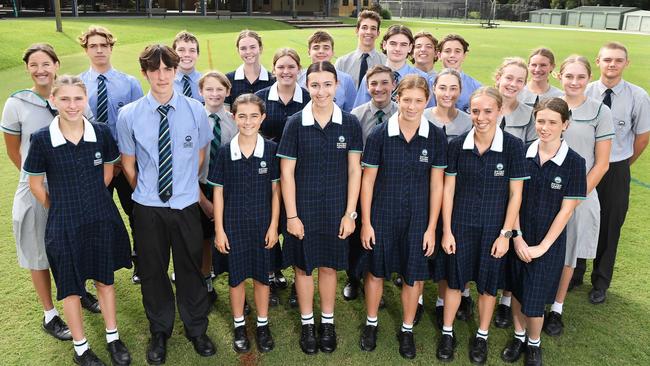 Sport star athletes at Matthew Flinders Anglican College. Picture: Patrick Woods.