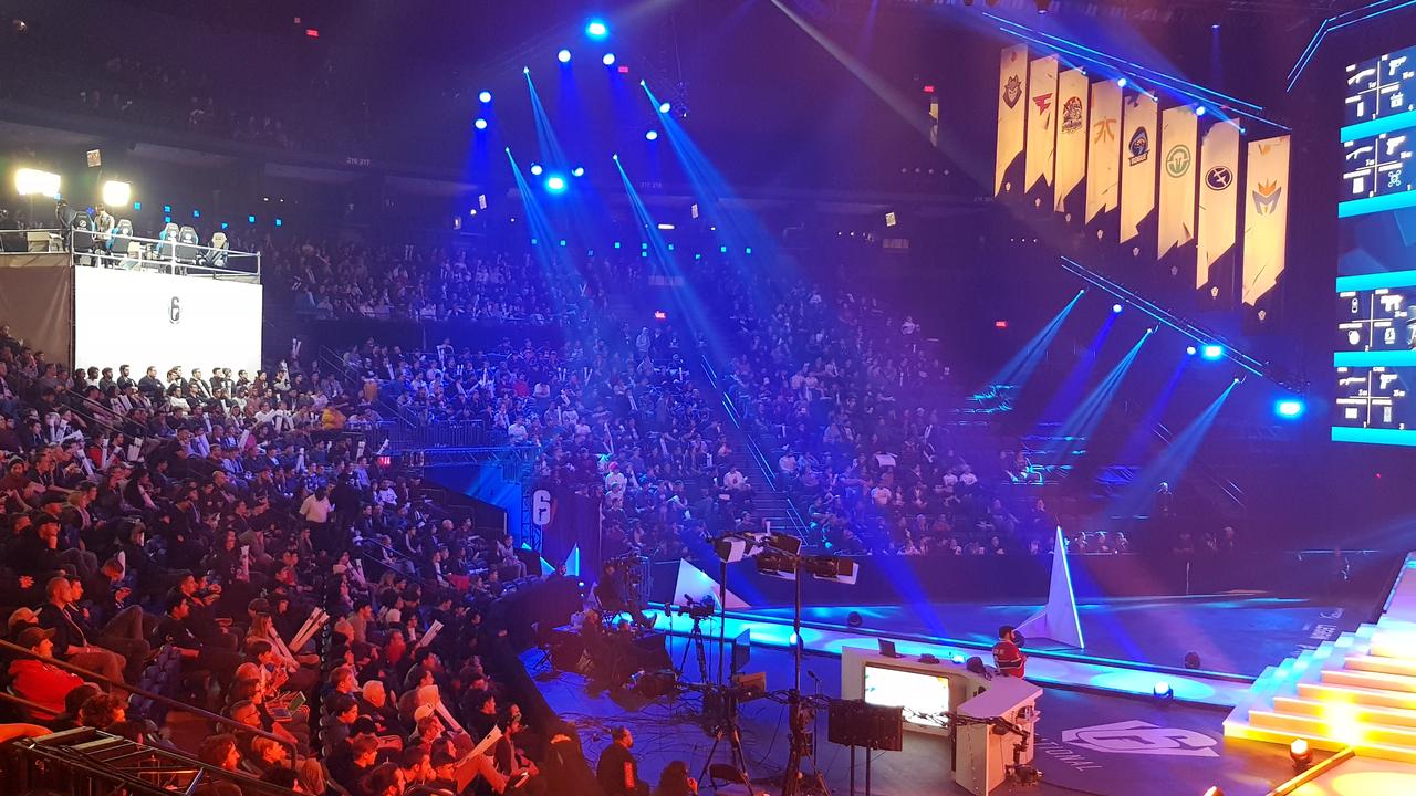 The e-sports stadium at Place Bell in Montreal was full on Grand Final Sunday of the Six Invitational. 