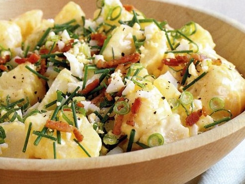 Potato salad with Dijon mustard mayonnaise.