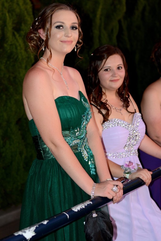 Pittsworth State High School formal 2015 Amy Kersley and Emma Morgan. Picture: Photo Contributed