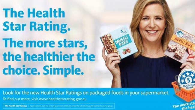 Example of the Health Star Rating. Picture: Supplied