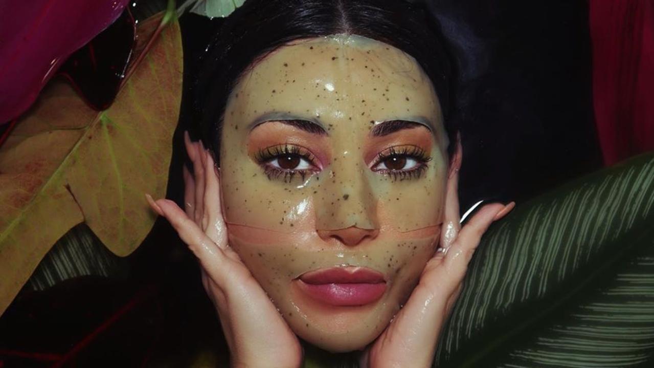 Martha Kalifatidis caused a frenzy over Aceology's new face masks, and they sold out in a matter of hours. Picture: Instagram/Martha Kalifatidis