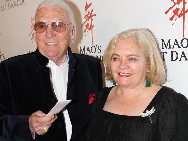 Australian film , Mao's Last Dancer premiers at The State Theatre. ( L to R ) John Laws and wife Caroline