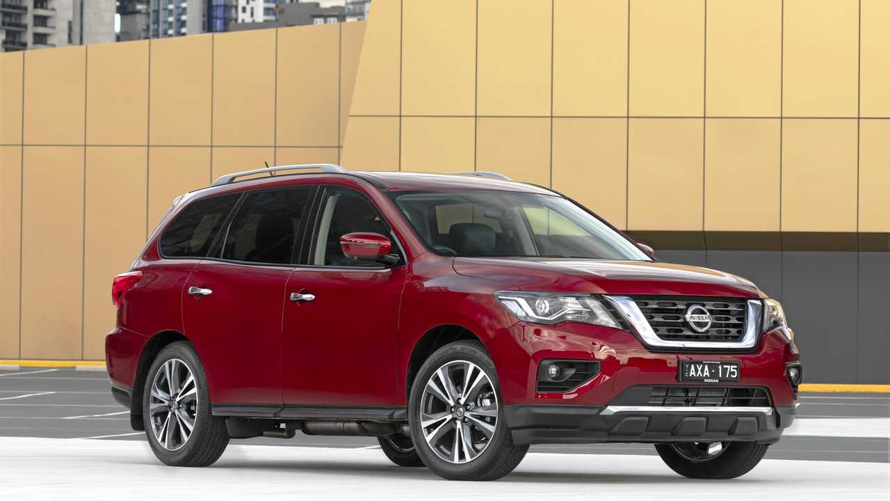 The 2019 model Nissan Pathfinder Ti. Picture: Photography by Mitchell Oke