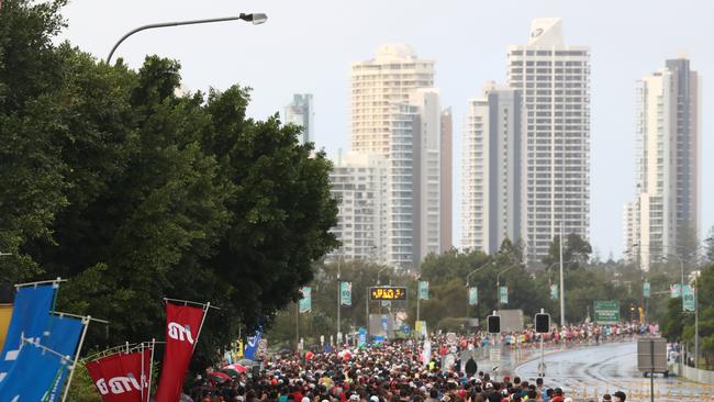 Competitors in the Gold Coast Marathon. Photograph : Jason O'Brien