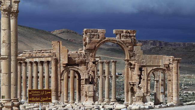 The ancient oasis city of Palmyra, 215 kilometres northeast of Damascus. Picture: AFP