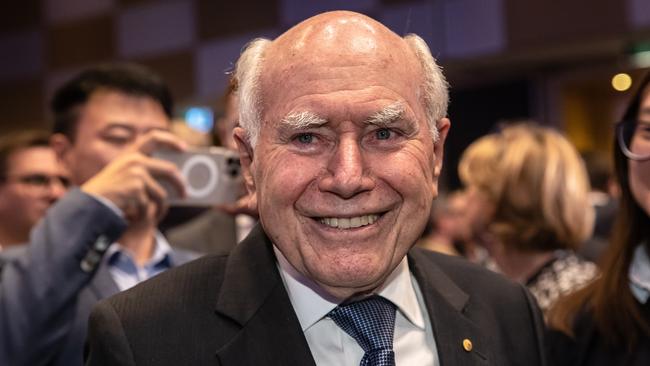 John Howard’s government had ‘policy tensions’ and ‘personal rivalries’ but they ‘played by the rules’ and put the country first. according to Tony Abbott. Picture: Jason Edwards