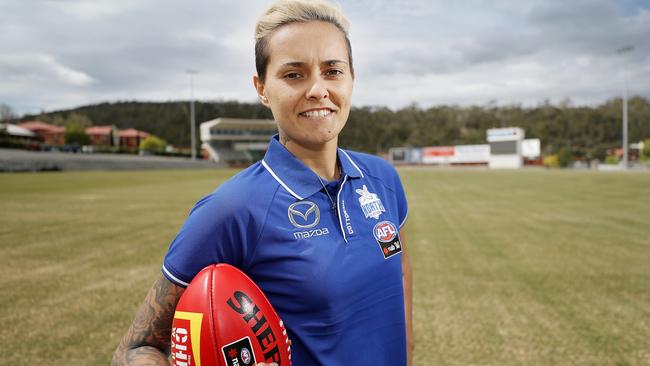 Moana Hope is just one of North Melbourne’s big-name signings for the 2019 season. Picture: Richard Jupe