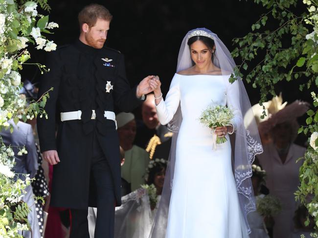 Harry and Meghan’s May wedding was a huge story worldwide. Picture: Getty