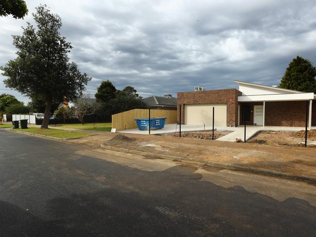 A Hamlyn Heights house in Tahara St has been apparently built by the DFFH but neighbours have been left in the dark of its purpose. Picture: Alison Wynd